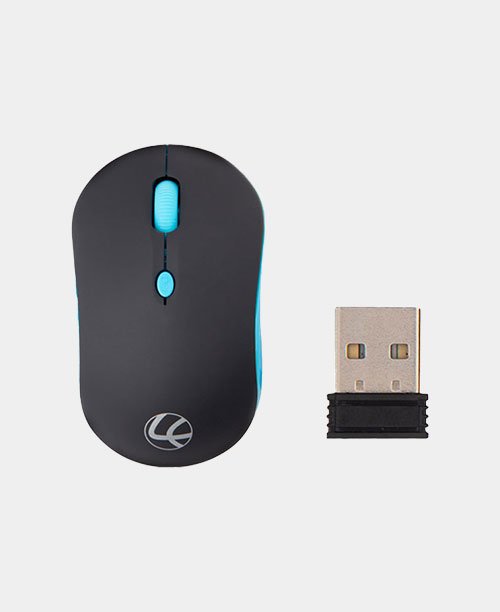 Safari Wireless Mouse Black & Blue