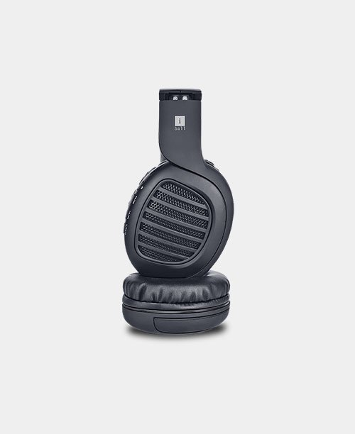 iBall Decibel Black-Alexa wireless Headphone